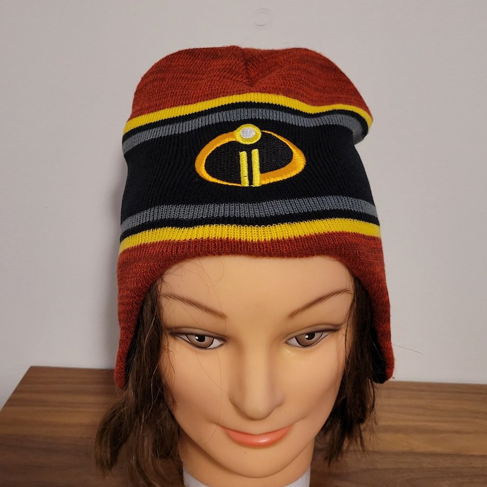 Disney Pixar The Incredibles 2 Unisex Kids Knit Winter Beanie Hat